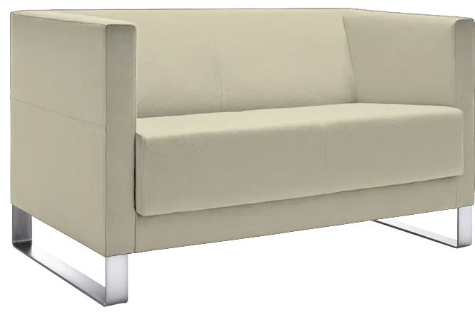 VELA - 2V, křeslo, koženka SL 28 - koženka slonová kost